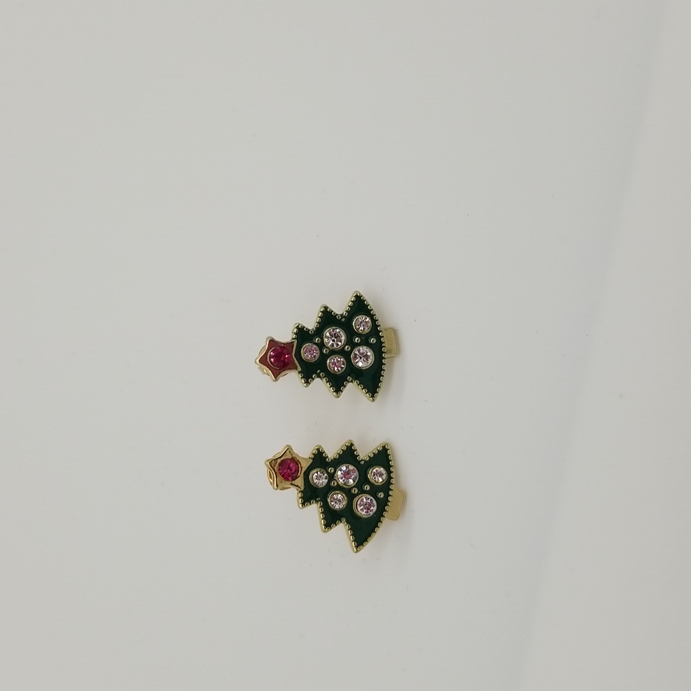 Mini Christmas Tree stud earrings - Picture 4 of 6